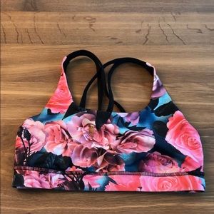 Lululemon secret garden energy bra